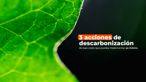 Acciones de descarbonización de bajo costo